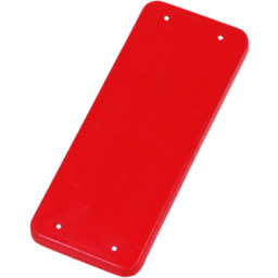 Siedzisko gumowe czerwone deska do huśtawki płaska