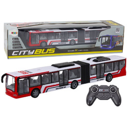 Autobus Miejski Zdalnie Sterowany RC Czerwono-Biały