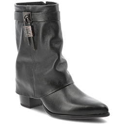 Armodo Czarne Kowbojki Stylowe Obuwie Damskie Na Obcasie