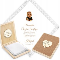 Szatka do Chrztu z Imieniem Biała Szatka