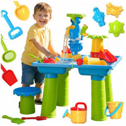 Stolik Wodny 2w1 Piaskownica z Krzesełkiem XL Aquapark