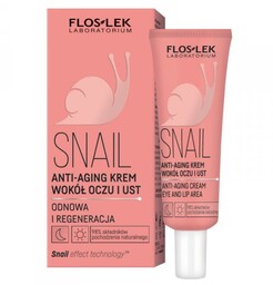 FLOSLEK Snail Krem anti-aging wokół oczu i ust