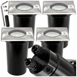 4x Oprawa Led Lampa Najazdowa Ogrodowa Wpuszczana GU10