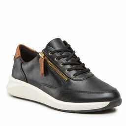 Sneakersy Clarks Un Rio Zip 261680184 Czarny