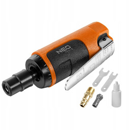 Neo 14-014 Szlifierka pneumatyczna prosta, 1/4";1/8" 6 mm/3mm,