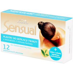 JOANNA_Sensual plastry do depilacji twarzy z ekstraktem