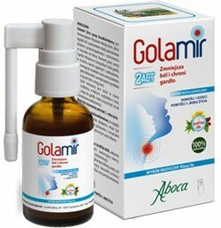 Golamir 2Act Zmniejsza ból i chroni gardło spray