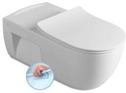 Miska WC dla niepełnosprawnych RIMLESS 37x29,2x70 cm przedłużana