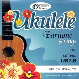 GorStrings UB7-B Black Struny do Ukulele Barytonowego