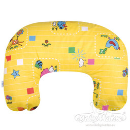 Babymatex Poduszka pozycjonująca mini Relax rogal 140cm żółta