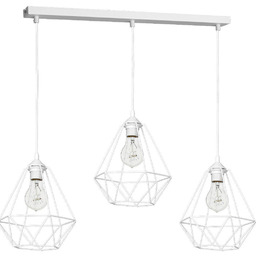 MILAGRO MLP7213 Lampa wisząca BASKET WHITE 3xE27