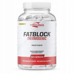 Vitalmax Fatblock Thermogenic 120K Spalacz Tłuszczu Kofeina Tyrozyna