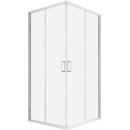 NEW TRENDY Kabina SUVIA kwadratowa 90x90x185 szkło czyste