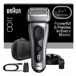 Braun Golarka Series 8 8617s Etui Baza