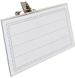 Identyfikator szkolny P650 z klipsem / opk 20szt