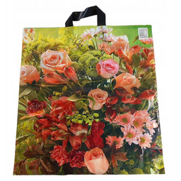 Reklamówka z uchem 43x46cm LD 50szt Bukiet