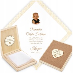 Szatka do Chrztu z Imieniem Biała Szatka