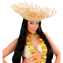 Kapelusz hawajski słomkowy - 1 szt.