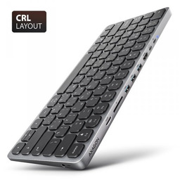 AXAGON Klawiatura HMC-KB-CRL USB-C 5Gbps z wieloportowy hub