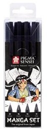 Zestaw do rysowania mangi, Pigma Sensei, 4 sztuki