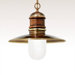 Cremasco Lampa wisząca FARO, możliwość ściemniania, brązowy /