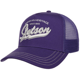 Czapka Trucker Since 1865 by Stetson, fioletowy, One