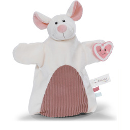 NICI 61857 Przytulanka sensoryczna i pacynka, myszka 2