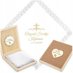 Szatka do Chrztu z Imieniem Biała Szatka