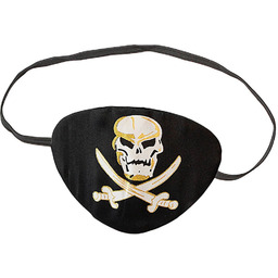 Oko pirata - opaska piracka z czachą -