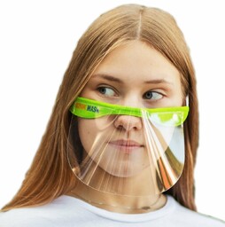SCHOOLMASK MP/003/C2/ZIELONY Mini przyłbica ochronna, rozmiar dziecięcy, 2
