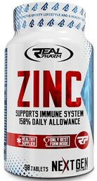 Real Pharm Zinc 90 Tabletek Cynk