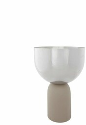 Aytm TORUS Donica do Kwiatów 30 cm Srebrna