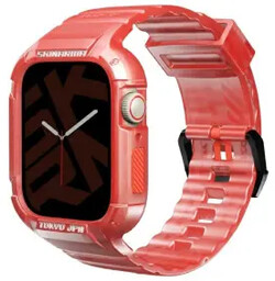 Skinarma Saido 2in1 do Apple Watch 45/44mm Czerwony
