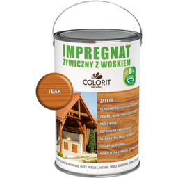Impregnat żywiczny z woskiem Teak 5 l Colorit