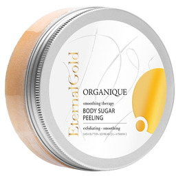 Organique Eternal Gold Wygładzający peeling cukrowy do ciała