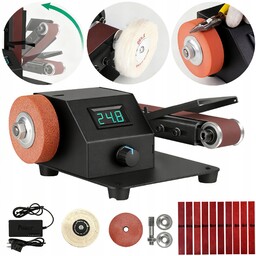 Mini Szlifierka taśmowa sieciowa stołowa stojąca Możliwość regulacji