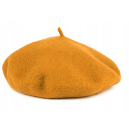 Beret Damski Klasyczny Francuski We  niany Zimowy