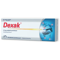 Dexak 25mg -30 tabletek