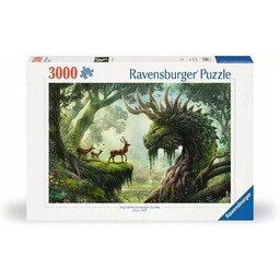 Puzzle 3000 elementów. Przebudzenie Leśnego Smoka Ravensburger