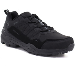 Wodoodporne półbuty trekkingowe męskie softshell czarne DK 17920