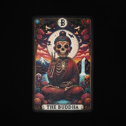 Koszulka Dead Bambi Buddah Cart Blk