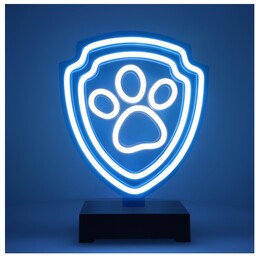 Neon dekoracyjny LED Psi Patrol Łapa na podstawce