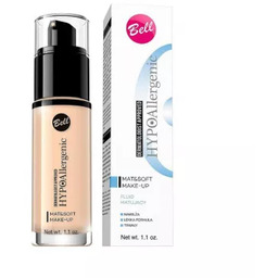 Bell HYPOAllergenic Mat&Soft Make-Up, podkład matujący, 01, 30g