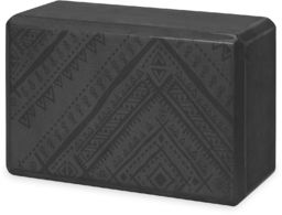 Gaiam Kostka do jogi Navajo Black 63749