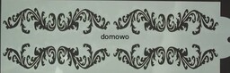 SZABLONY DO MALOWANIA RYSOWANIA NADRUKÓW 30 x10 cm
