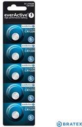 5 x bateria litowa everactive CR1220 blister