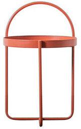 Gallery Kawowy stolik metalowy Melbury 5059413686825 czerwony