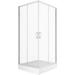 NEW TRENDY Kabina SUVIA z brodzikiem kwadratowa 80x80x201