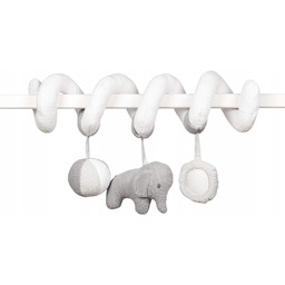 Nattou bawełniana spirala z dźwiękami do wózka fotelika