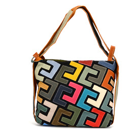 Torebka skórzana na ramię, plecak ,oryginalny wzór